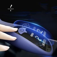 Mastur bator mit LED Finger Mastur bator Stimulierte Vibration Männliche Masturbation Hoden massage gerät Cup Adult Sexspielzeug für Männer