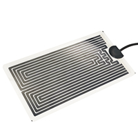 MINCO HEAT Pet – coussin chauffant électrique pour Reptile, plastique imprimé noir, 220V-240V, 5W/7W/14W/20W