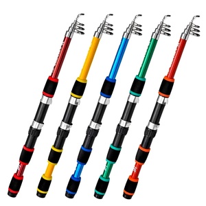 Nouvelle <span class=keywords><strong>Canne</strong></span> à Pêche Télescopique Portable en Fibre de Verre pour Rivière, Lac, Ruisseau et Eau Salée, 1,8 m, Prix Abordable - Product Image 2