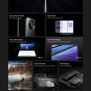 สมาร์ทโฟน OnePlus Open 5G รุ่นดั้งเดิม 16GB 1TB 512GB รองรับซิมคู่ หน้าจอ 7.82 นิ้ว + 6.31 นิ้ว - Product Image 4