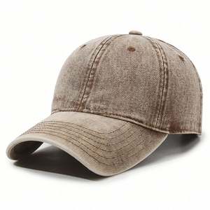 Gorra de Béisbol de Mezclilla para Mujer, Protección Solar, Estilo Duckbill, Lavada, Color Sólido, Gorra Moderna para Hombre - Product Image 5
