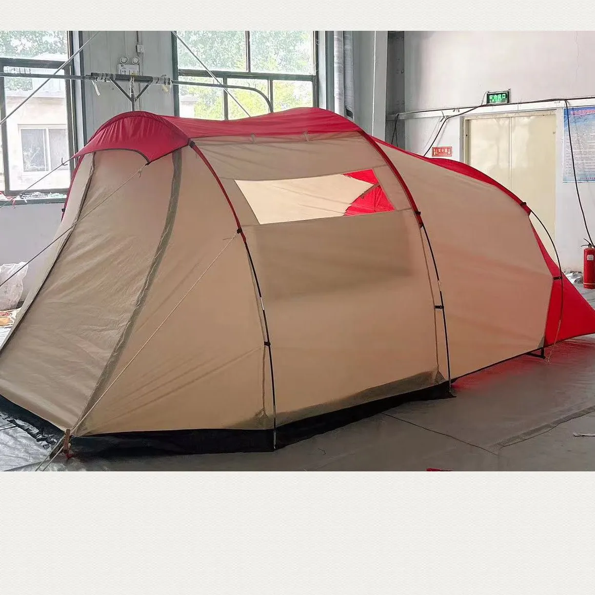 Theo mùa gia đình cắm trại Lều đường hầm phong cách cắm trại lều cho 4 người