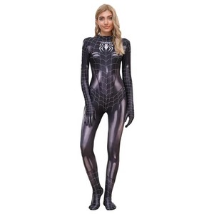 Kostum Halloween Cosplay Seri Film Seragam Pertunjukan Wanita <span class=keywords><strong>Spiderman</strong></span> Spiderwoman Ukuran Besar Pakaian Seksi Dewasa - Product Image 2