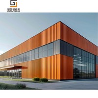 Edificio Prefabricado de Estructura Metálica de Diseño Moderno, Taller de Acero Prefabricado, Almacén para Almacenamiento Agrícola y Zonas de Producción