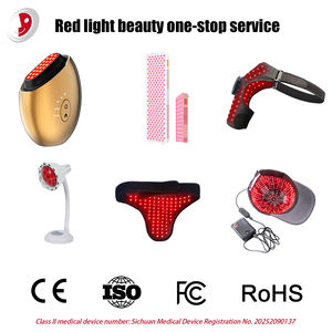 Masajeador de manos inalámbrico de tres núcleos de 36 LED, 660nm, 850nm, vibración de calefacción de luz roja para el cuidado de la vaina del tendón con masajeador de muñeca - Product Image 2