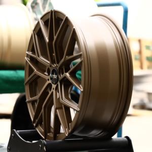 Jantes forgées HTOR 5x120 Bronze satiné 20 21 22 pouces Jantes en magnésium Jantes de supercar Adaptées à Xiaomi SU7 Ultra <span class=keywords><strong>Huracan</strong></span> C8 - Product Image 3