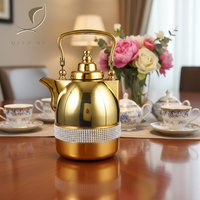 Nouvelle Arrivée 2026 – Bouteille Isotherme en Verre QIAN HU Ramadan 1L, Modèle Dallah, Idéale pour le Café et le Thé, Cadeau d'Affaires (12-24)