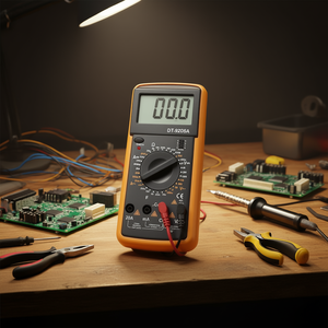 Multímetro Digital Dt 9205a con Rango Automático, Probador de Voltaje, Corriente y Resistencia, Herramienta de Reparación Electrónica - Product Image 3
