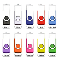 Memorias USB Personalizadas con Logotipo, 8GB 16GB 32GB, USB 2.0 3.0, Unidades Flash Metálicas, Tarjetas de Memoria, Pendrive, Regalo
