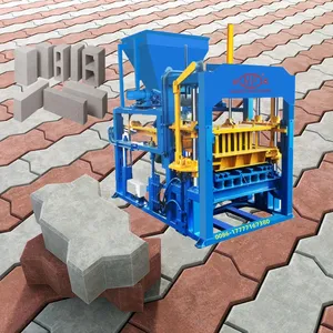 Volautomatische Machine Voor Het Maken Van Betonblokken Zigzag Bestrating Van Stenen In Afrika In Elkaar Grijpende Betonblokmachine