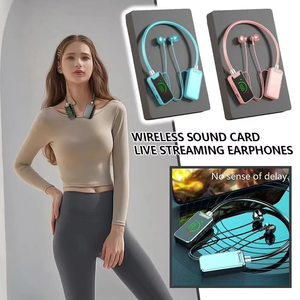 Nuevos Auriculares Bluetooth con Banda para el Cuello, Batería de Ultra Larga Duración, Pantalla LED Digital, para Deportes y Karaoke - Product Image 3
