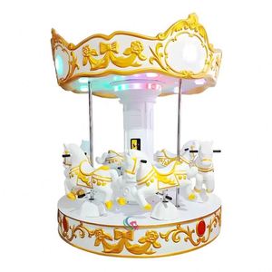 Carrousel Électrique en Fibre de Verre Xiaotongyao pour Enfants, Thème Fête de Rêve, pour Parc d'Attractions, Jardin, Extérieur et Centre Commercial, à Monnayeur - Product Image 4
