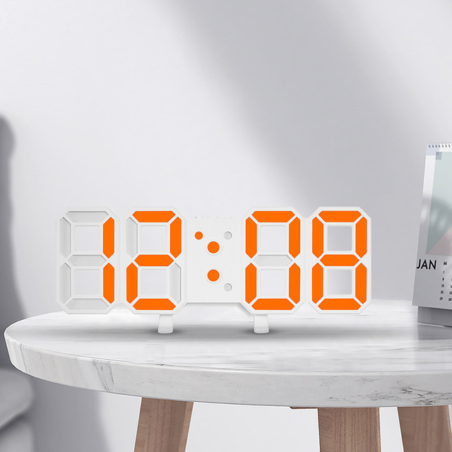 Modern Multifunction LED Digital Clock Reloj De Pared Home Decor 3D Digital Creative Desk Table Clocks Wall Clock