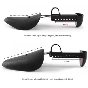 Embauchoirs en plastique réglables anti-plis, formes unisexes, <span class=keywords><strong>pour</strong></span> <span class=keywords><strong>chaussures</strong></span> en cuir et baskets - Product Image 3