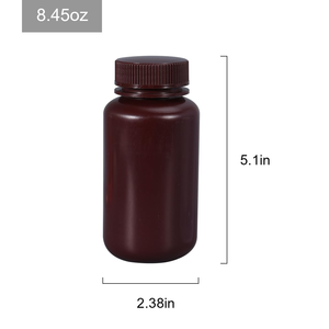Botella de Plástico HDPE Personalizada para Envasado de Productos para el Cuidado de la Salud, Vitaminas y Medicamentos, con Tapa de Rosca - Product Image 3