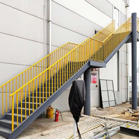 Escalier moderne en acier en spirale personnalisable préfabriqué pour usage intérieur