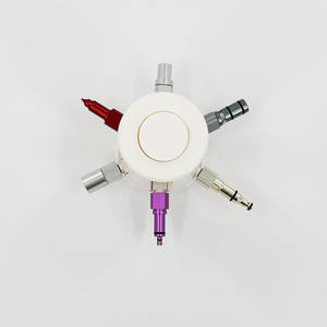 6 में 1 मैनुअल डेंटल हैंडपीस लुब्रिकेटर पोर्टेबल तेल मशीन एल्यूमीनियम स्थायी स्थायित्व के लिए - Product Image 2