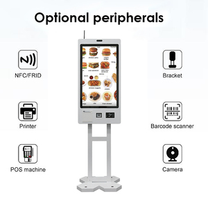 Kiosco Crtly con Pantalla Táctil Interactiva, Kiosco de Autoservicio para Restaurantes, Montaje en Pared, Escáner QR, Impresora de Tickets, Kiosco para Pedidos - Product Image 4