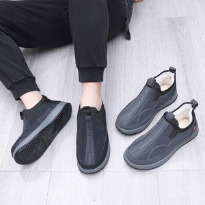 Zapatos de hombre informales y cómodos para exteriores, zapatos planos de algodón para caminar para hombre, mocasines planos - Product Image 3