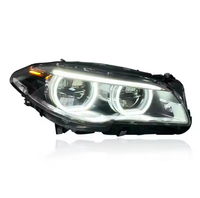 Pièce Auto SJC pour BMW Série 5 F10 F18 520i 525i Phare LED 2011-2017 Mise à Niveau Feux de Jour Angel Eyes Accessoires