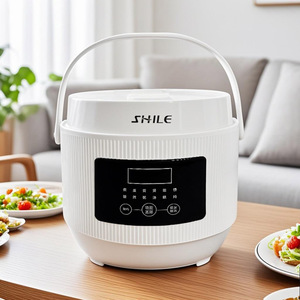 SL-Hot Sale 1L Mini Portable Rice Cooker Household Multi-Function Plastic Housing <b>With</b> <b>Paddle</b> & Measuring Cup Accessory Ricecook - Product Image 5