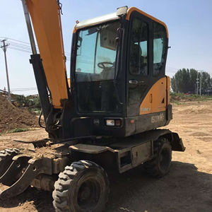 Macchina 60WVS 6ton escavatore gommato usato escavatore Hyundai Robex - Product Image 6