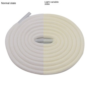 Weiou 끈 공장 5mm 라운드 태양 활성 변색 성 신발 끈 UV 변화 색상 부츠 끈 사용자 정의 색상 - Product Image 3