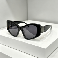 Lunettes de soleil unisexes tendance, surdimensionnées, avant-gardistes, carrées, à monture intégrale, avec verres dégradés et protection UV400, Nouveauté 2026