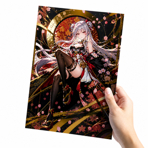 Pósteres de Papel con Impresiones Artísticas en Lámina Dorada Personalizados, Artículos Promocionales de Juegos/Películas/Anime, Ilustraciones de Fanart en Cartulina de 350 g/m², Pósteres Impresos para Exposiciones - Product Image 2