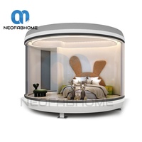 Casa Prefabricada Modular Portátil, Contenedor, Cápsula Espacial, Mini Casa, Villa, Hotel, Baño, Dormitorio, Cocina