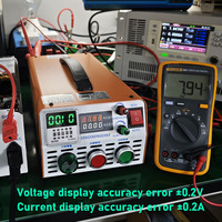 Alimentation électrique CC réglable 0-5V 100A avec fonction minuterie, courant et tension constants, source d'alimentation pour la charge et l'électrolyse des batteries
