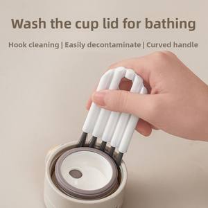 Lid Gap <b>Brush</b> Bottle Cap <b>Brush</b> Groove Gap Cleaning Multifunctional Cleaning <b>Brush</b> Special for Household Use - Product Image 5