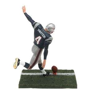 Custom Rubgy Sports Star Figruine <strong>McFarlane</strong> NFL Series 10 Adam Vinatieri in New England Patriots Blue Jersey Figure - Product Image 4