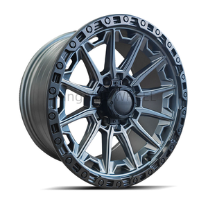 Mingyue 4X4 hors route 17X9J 18X9J PCD 6X139.7 6X135 noir ET-6 roue de voiture de tourisme pour Sliverado 4Runner Ford F-150 Tacama Ranger - Product Image 5