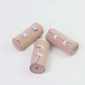 Benda di compressione elastica in gomma con clip fissa personalizzata per il supporto del ginocchio di pronto soccorso sportivo professionale - Product Image 2