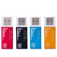 Lector de Tarjetas Multifuncional JYD RC057 4 en 1, Convertidor de Tarjetas de Memoria TF+SD+MS+M2