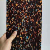 Feuille d'acétate écaille de tortue pour protège-manche de guitare, montures de lunettes, accessoires pour cheveux, bijoux, feuille de plastique acétate à motif personnalisé