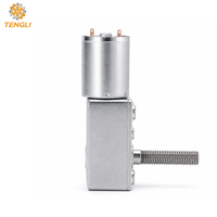 Moteur à vis sans fin autobloquant à couple élevé de 6 mm avec montage à bride pour positionneur d'antenne parabolique GM3246-370 DC brossé M6