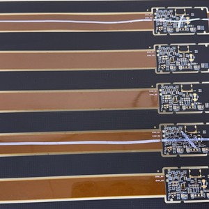 Ensamblaje de PCB OEM, PCB Rígido-Flexible Amarillo con Vias Ciegas Enterradas y Fabricación de PCBA, Ensamblaje Electrónico de PCB - Product Image 1