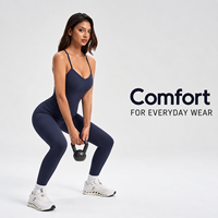 Débardeur de yoga pour femme avec soutien-gorge intégré, col en V, bretelles spaghetti, effet ventre plat, respirant, en nylon et élasthanne brossés double face, pour la gym