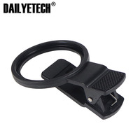 Clip de fixation pour objectif d'appareil photo de téléphone 52 mm, en alliage d'aluminium, filetage pour téléphones mobiles universels, adaptateur d'objectif UV CPL ND, anneau de filtre, support