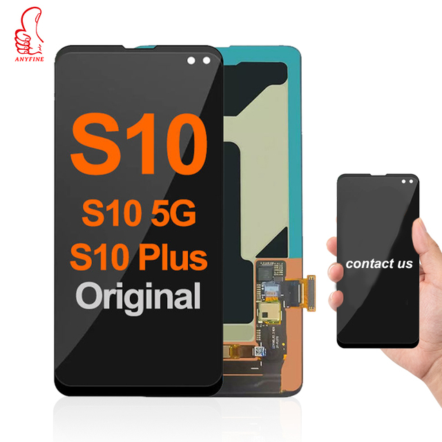 S10 Plus Display Lcd Screen Wholesale for Samsung galaxy S10 Lcd for Mobile Phone LCD Touch Screen Display Assembly