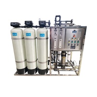 Système purificateur d'eau salée forage saumâtre/eau de puits osmose inverse 1000L/H 2000L/H 3000L/H pompe d'irrigation potable PLC