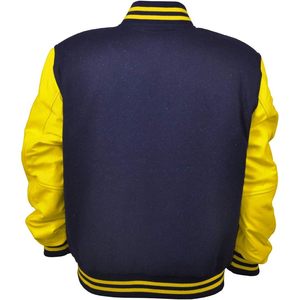 Chaqueta Varsity para Hombre, Mezcla de Lana, Estilo Universitario, Preppy, para Otoño - Product Image 3