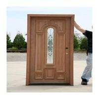 Portes en bois personnalisées Prima Villa moderne de haute qualité pour maison conceptions extérieures de portes doubles en bois porte d'entrée principale en bois