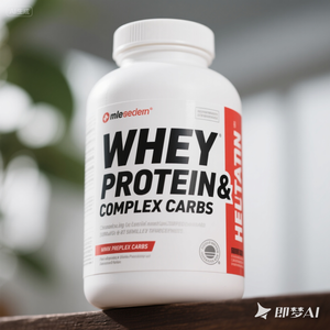 OEMホエイプロテインアイソレート質量ゲイナープロテインパウダーサプリメント50g/サービングナチュラル - Product Image 2