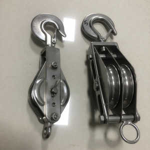 Сверхмощный шкив из нержавеющей стали с завода, настраиваемый подъемный Блок крана, шкив с крюком, трос ГРМ для строительства - Product Image 3