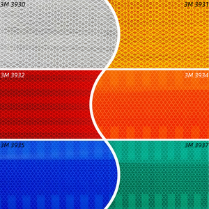 Mactape 3 متر ، مادة عاكسة لاصقة حساسة للضغط من الفينيل الأخضر المنشوري عاكس عالي الكثافة - Product Image 3