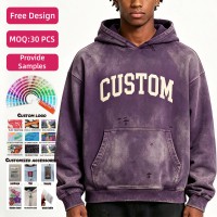 Sudadera Personalizada para Hombre, 460 g/m², 100% Algodón Lavado, Estampado DTG Extendido, Corte Regular, Felpa