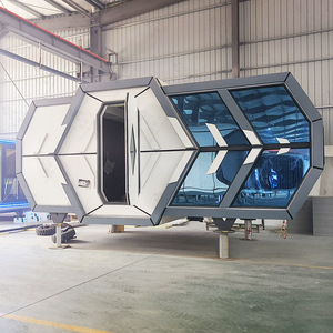 Contenedor de cápsula espacial interestelar intergaláctica habitación de cielo estrellado inteligente para cafetería móvil dormitorio de Hotel al aire libre escénico - Product Image 3